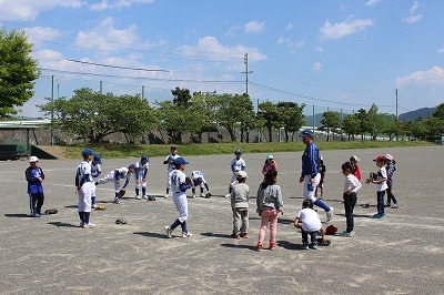 松本市軟式少年野球　主催　Tボール大会（５月５日）
